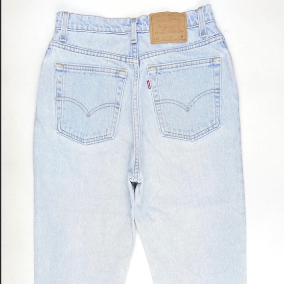 Levi's 512 W28 L30.5 slim fit tapered leg 80's Vintage mom levis 28 - Picture 4 of 8
